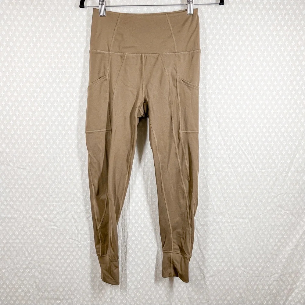 Free People Movement Green High Rise Pocket Leggings